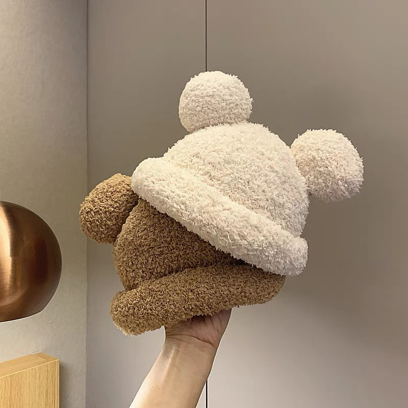 Mũ len lông cừu tai MICKEY cho bé yêu