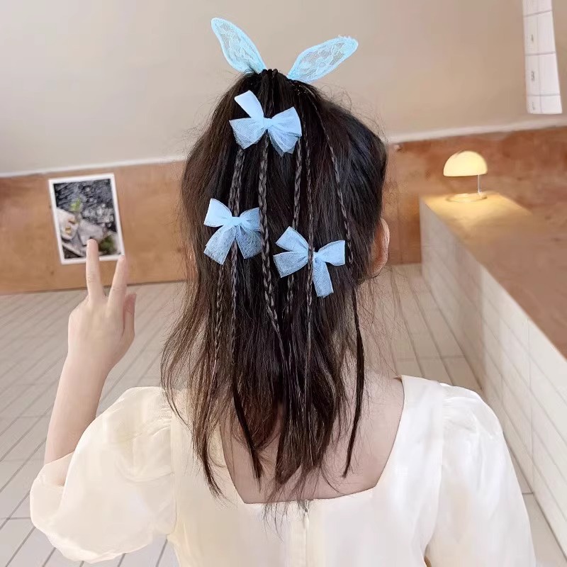 Bím Tóc Giả Y2k Cho Bé Gái