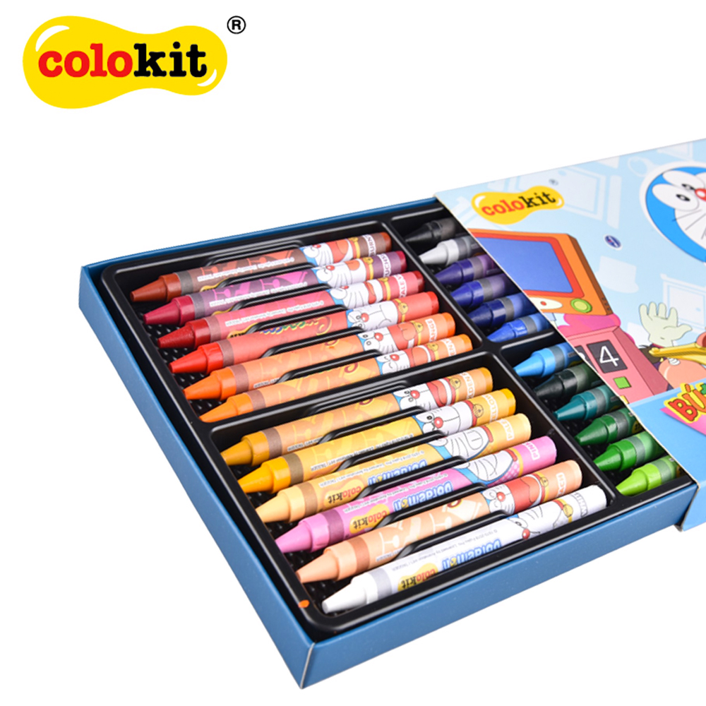 Bút Sáp 24 và 16 màu Thiên Long Colokit Doraemon