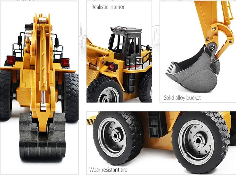 Xe đồ chơi xúc đất điều khiển Huina 1530