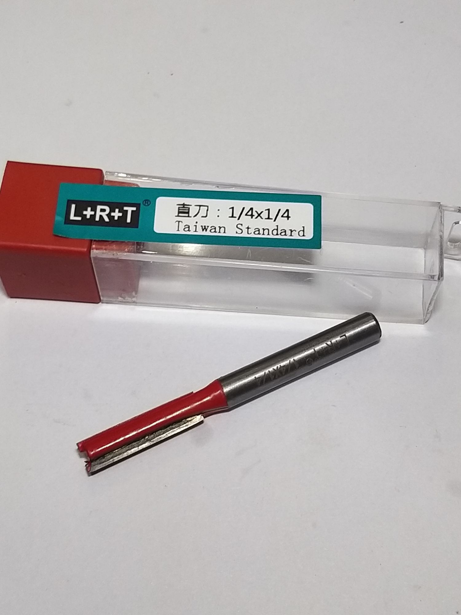 [HCM]Mũi Phay Gỗ Thẳng 1/4 x 1/4 (Đỏ)