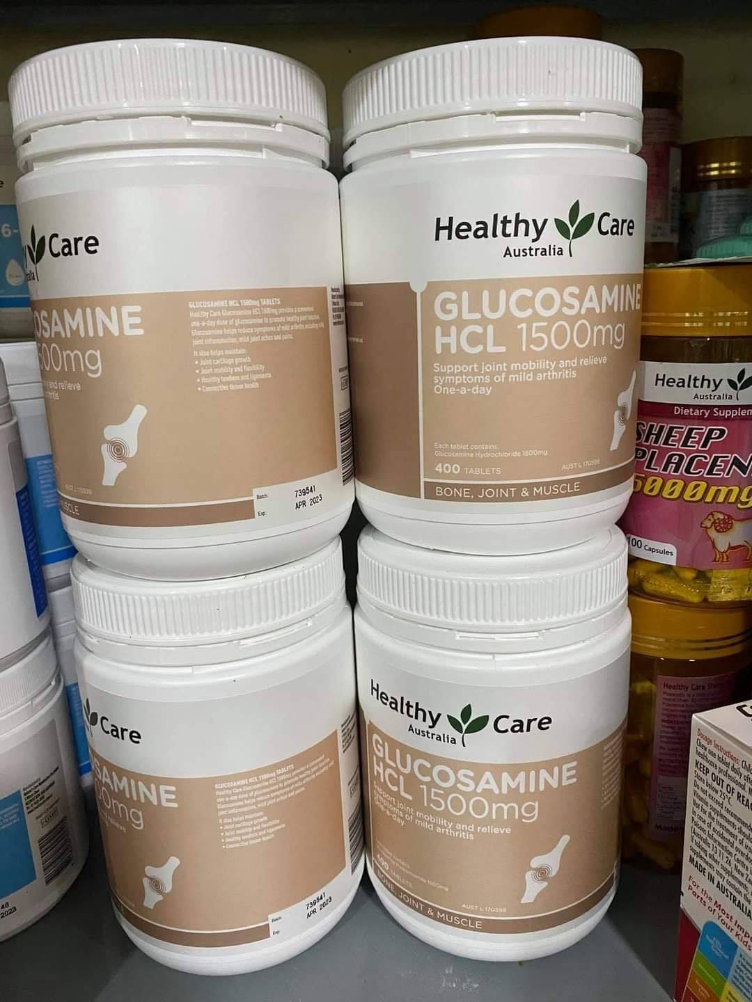 Glucosamin HCL 1500mg Healthy Care