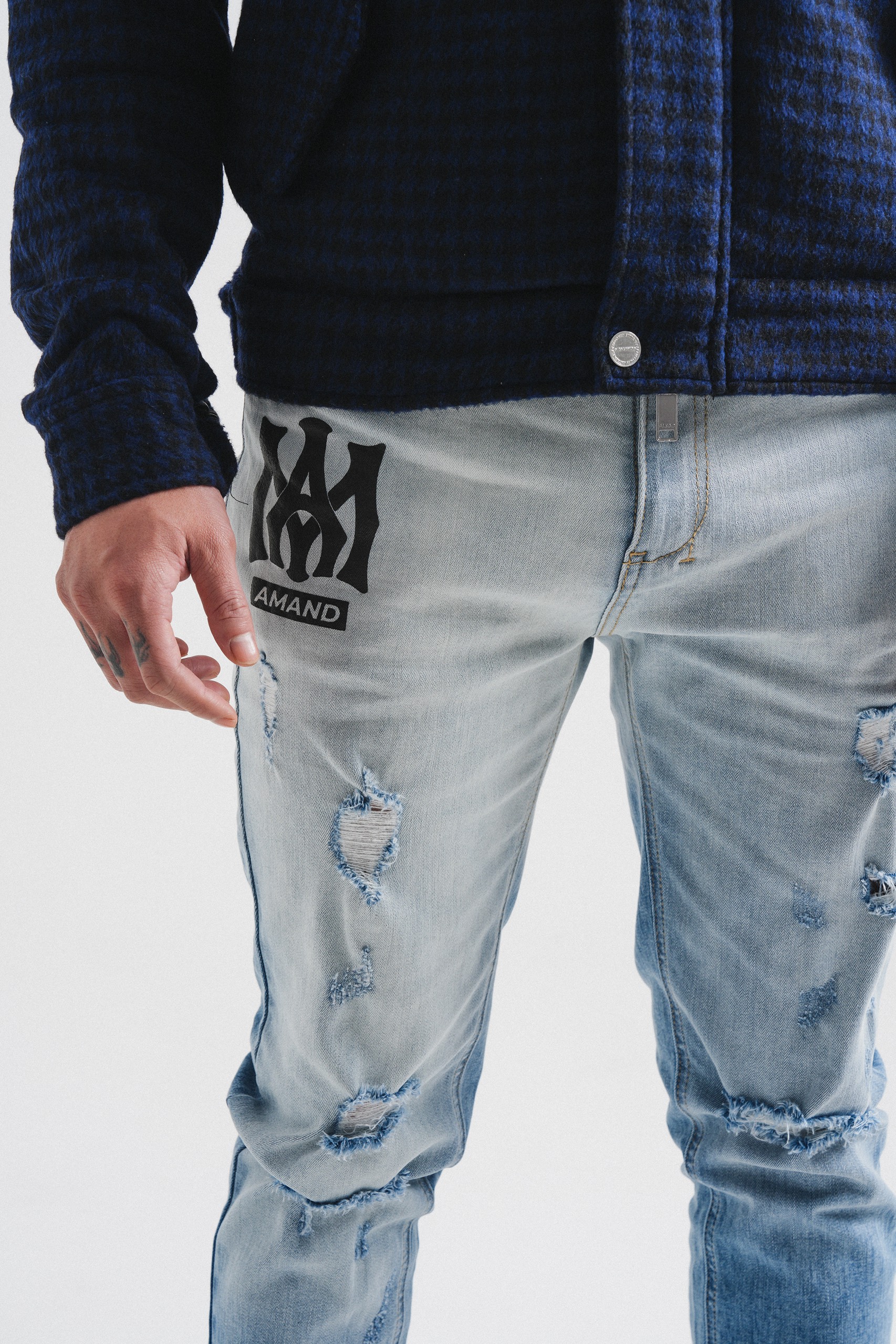 Quần Jeans Amand Grey Mist Jeans