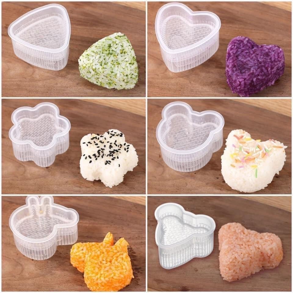⛔GIADUNGHOALONG⛔ Khuôn cơm silicon (LOẠI 1 CÁI - LOẠI SILICON)