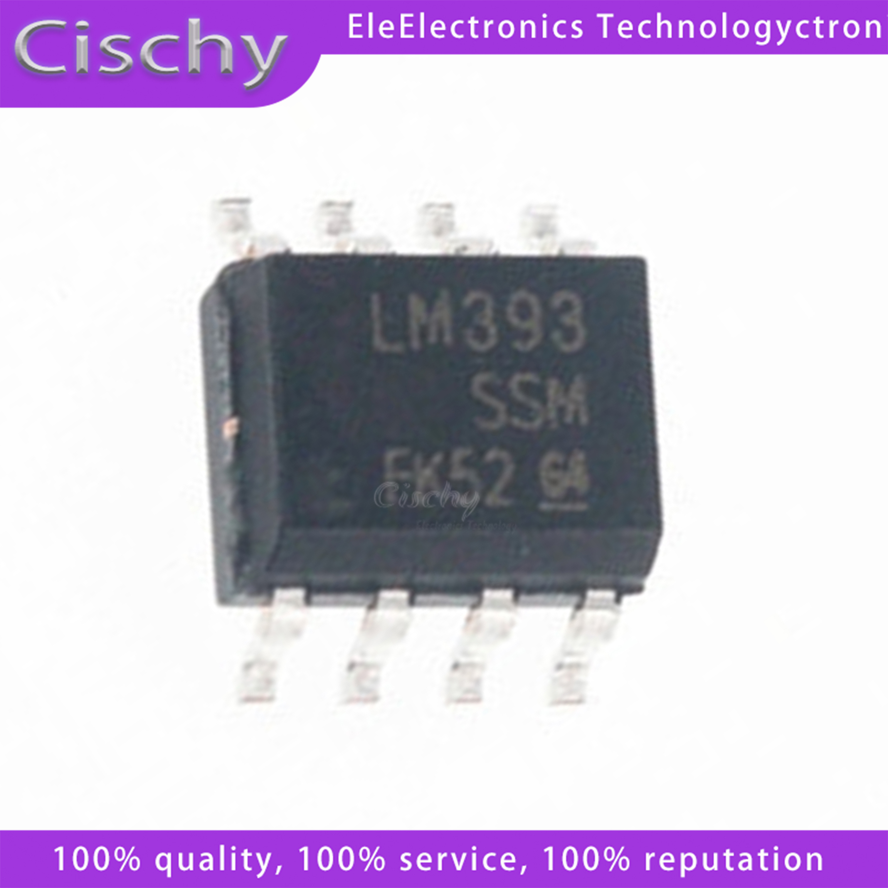 50pcs lm393 sop8 lm393dr 393 sop-8 sop smd