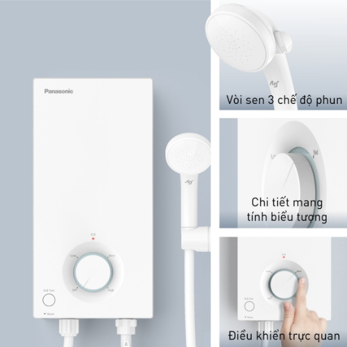 Máy nước nóng Panasonic DH-3VS1VW (KHÔNG BƠM TRỢ LỰC)