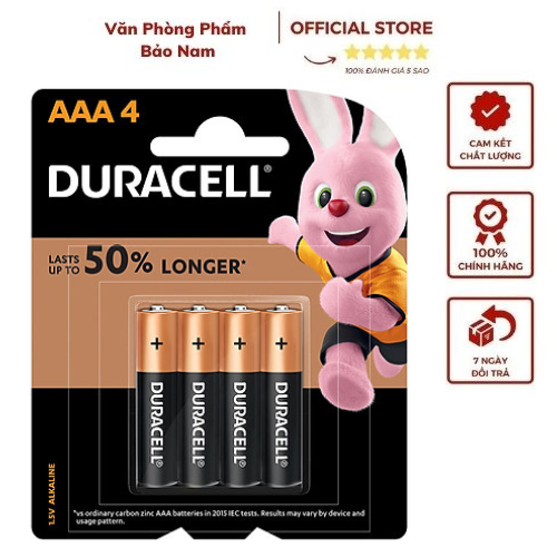 Pin đũa aaa/ aa chính hãng alkaline duracell các cỡ 3a, 2a