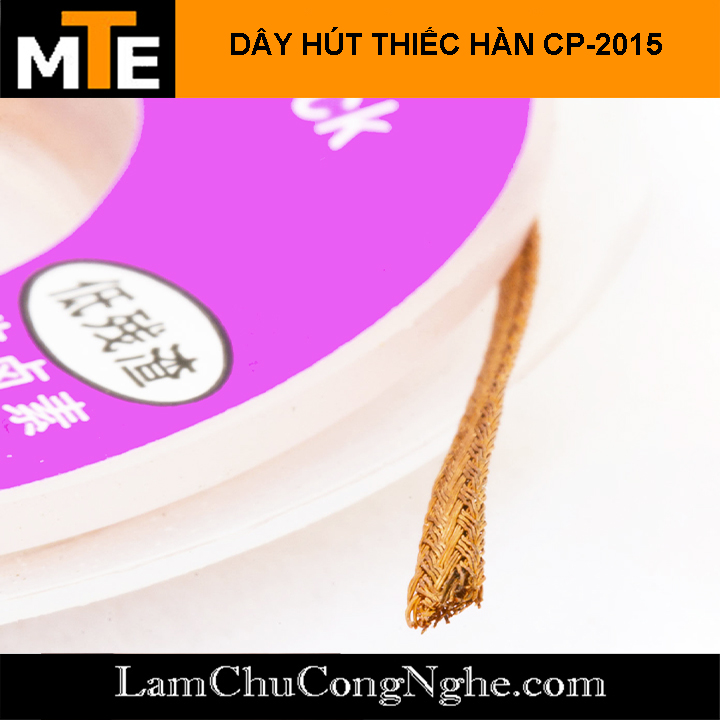 Cuộn 1,5M dây đồng hút thiếc, hút chì hàn CP-2015