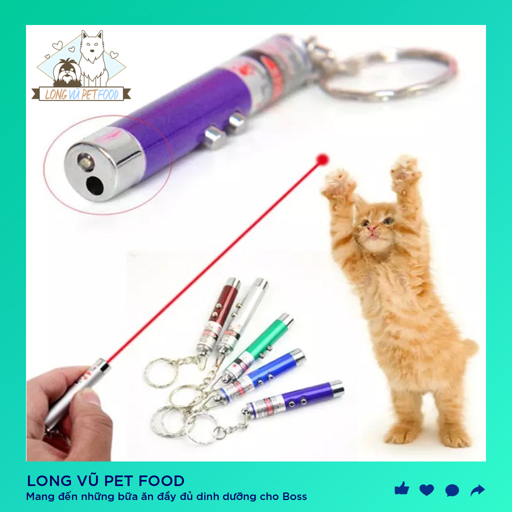 Đồ Chơi Cho Chó Mèo Đèn Laser Led, đồ chơi cho chó, đồ chơi cho mèo, đồ thú cưng - Long Vũ Pet Food