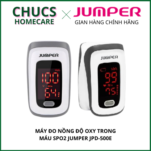Máy đo nồng độ oxy trong máu spo2 và nhịp tim jumper jpd-500e
