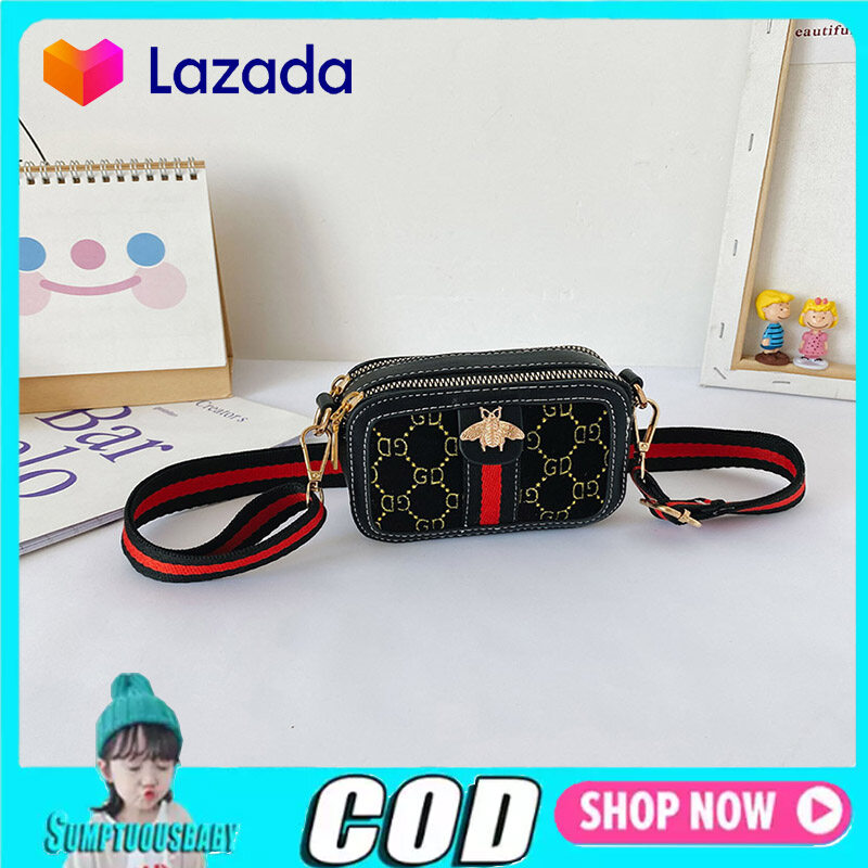 Túi xách thời trang sumptuousbaby cho bé gái túi đeo chéo in họa tiết túi đưa thư đeo vai cho bé gái