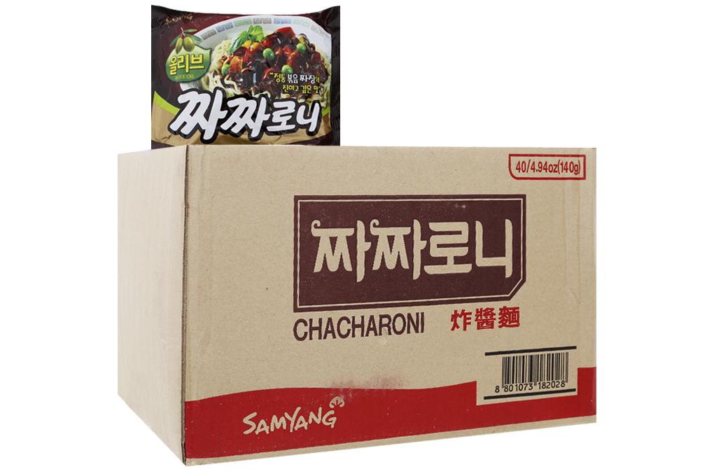Combo 10 Mì Cay Samyang Trộn Tương Olive 140g