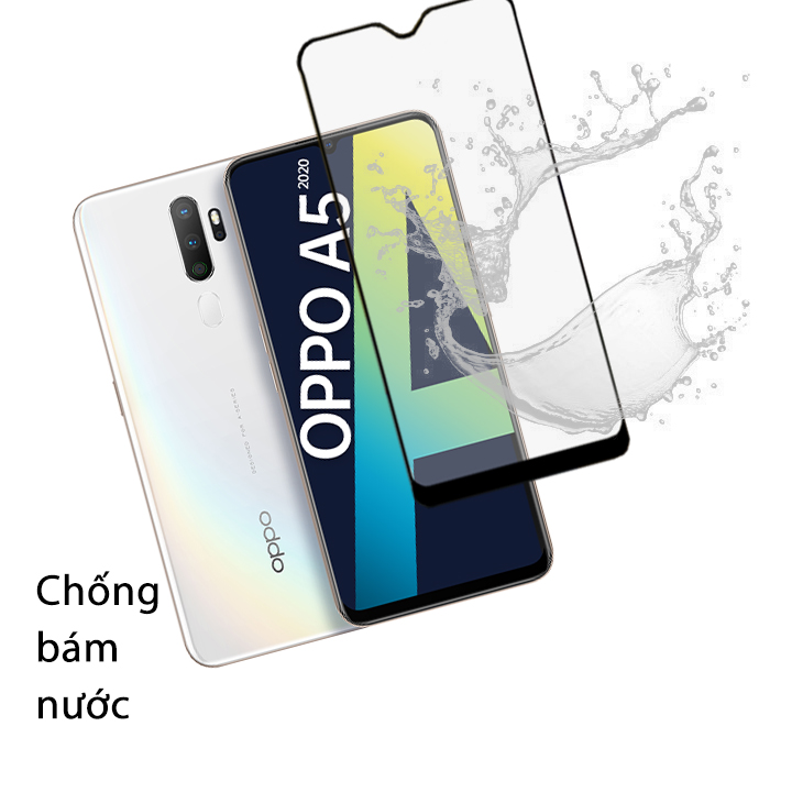 Miếng dán cường lực Full màn hình OPPO A5 2020