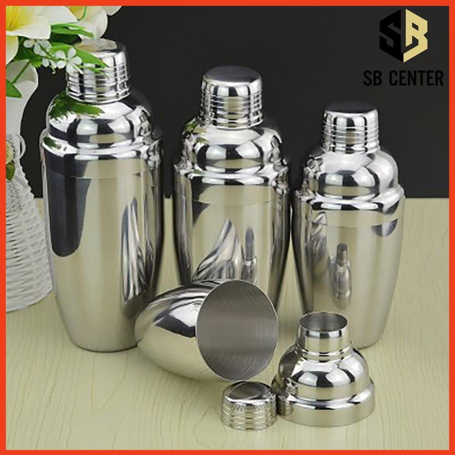 Bình Lắc Cocktail Shaker, Dụng cụ pha chế bằng inox đủ size