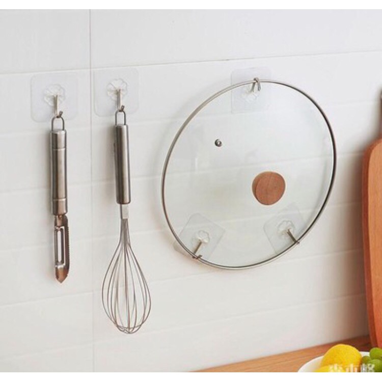 Set 10 Móc Dán Tường trong suốt thần thánh siêu dính