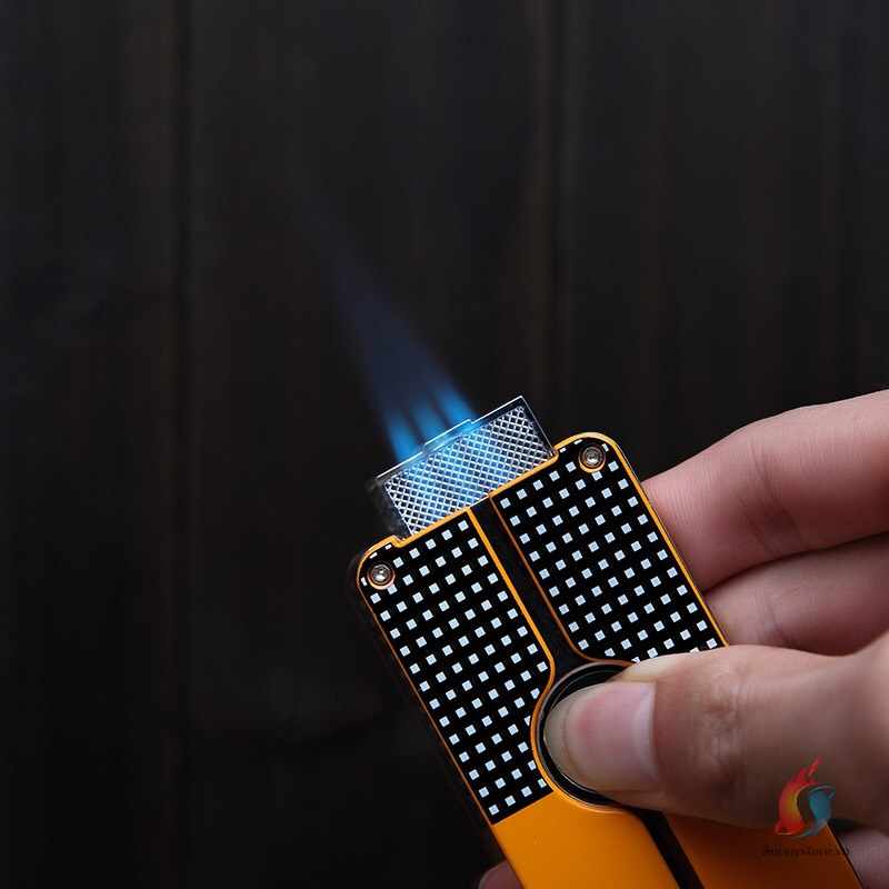 Bật lửa khò 3 tia kèm đục Cohiba COB001