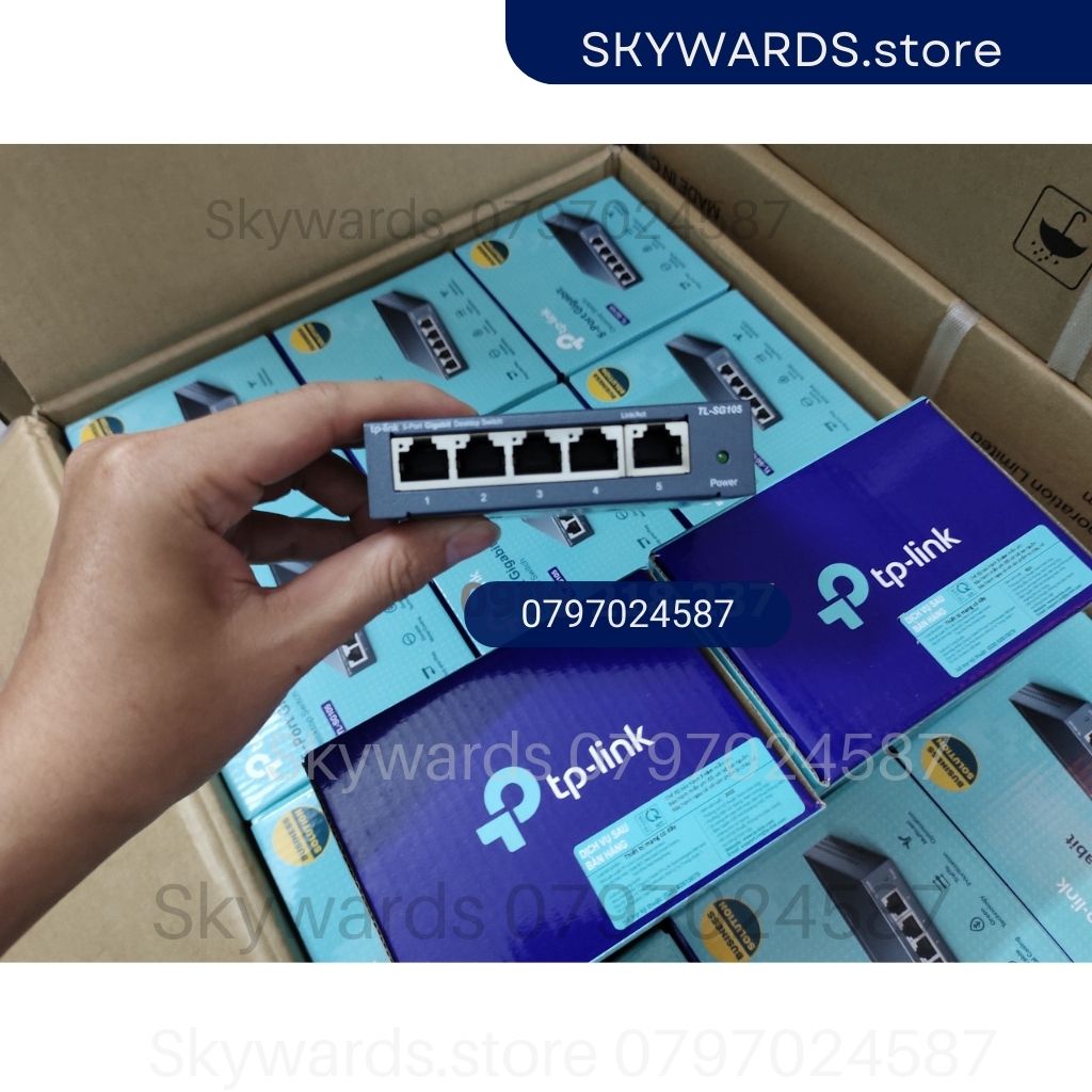 Switch 5 port gigabit TP-Link TL-SG105 vỏ thép