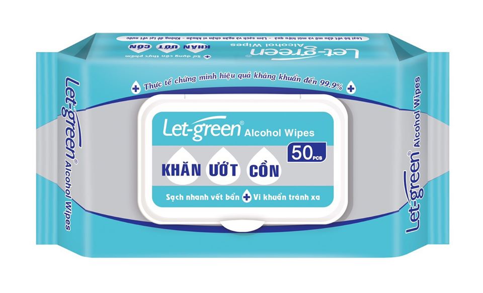Giấy ướt cồn bịch 50 miếng