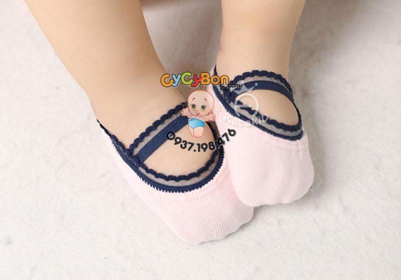 Vớ Chân Cho Bé Gái Kiểu Hài Quai Viền Ren Mẫu Mới :)