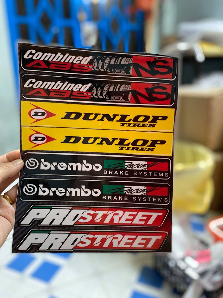 [HCM]TEM LOGO DÁN PHUỘC DÁN GẤP COMBINED DUNLOP