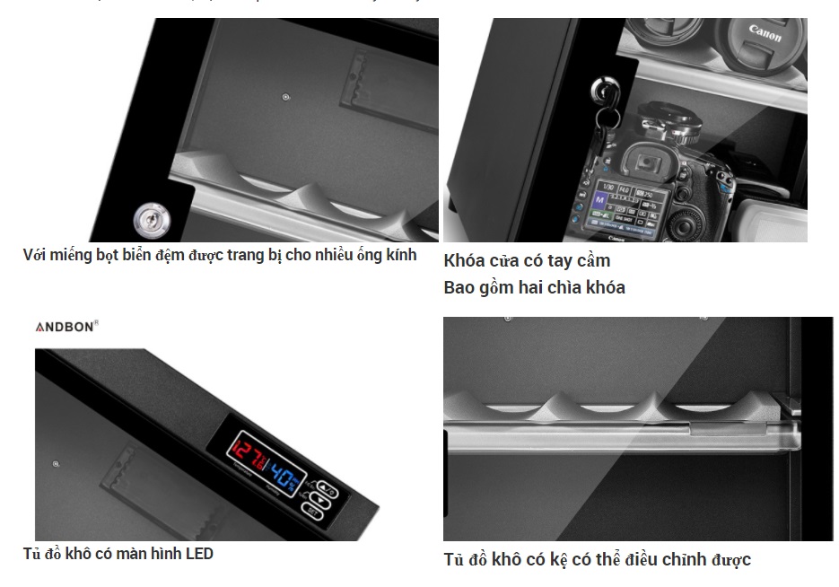 Tủ chống ẩm 100 lít, DS-105S