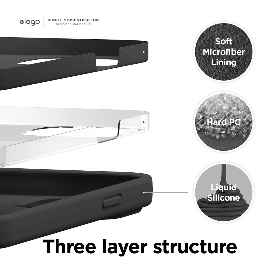 Ốp lưng chính hãng Elago Soft Silicone cao cấp cho iPhone 13