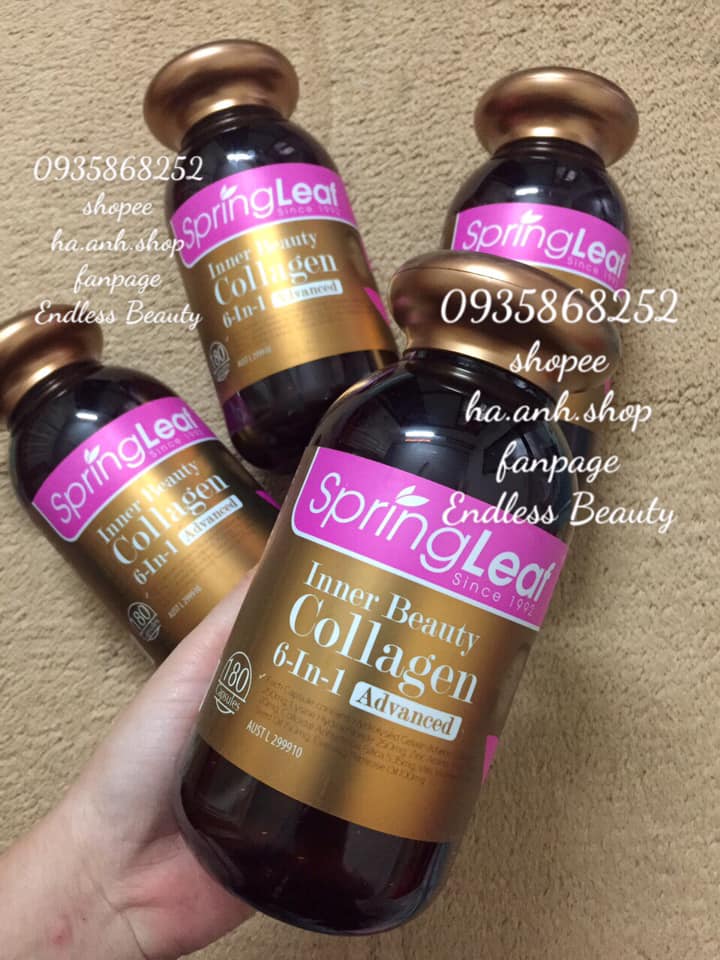 Springleaf Inner Beauty Collagen 6-In-1 Advanced 180 viên