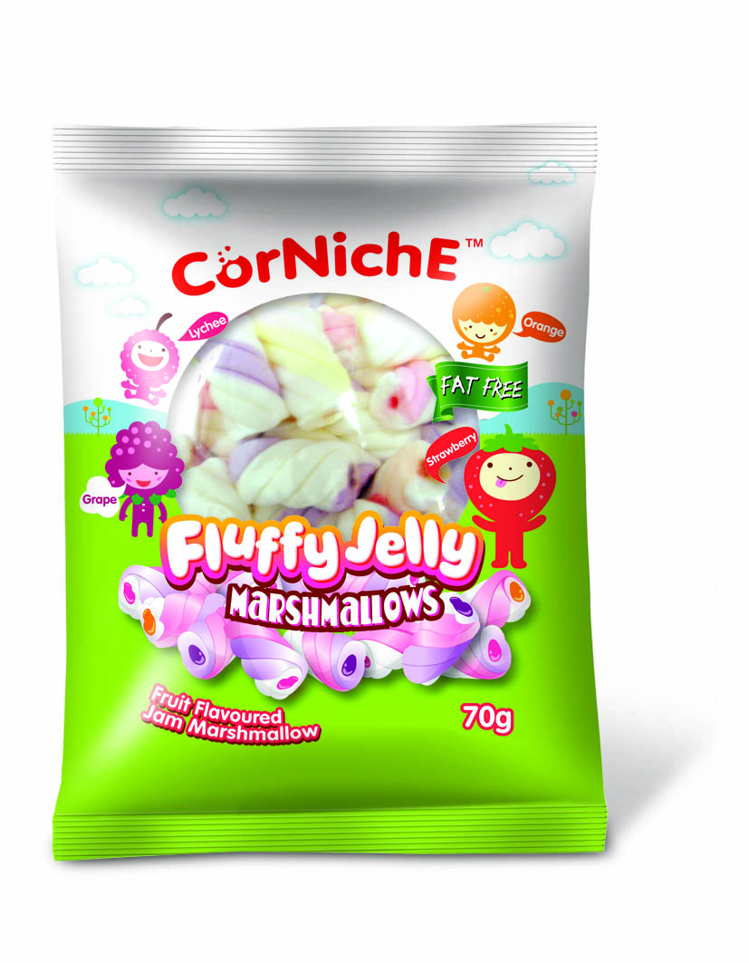 Kẹ dẻo Marshmallows Fluffy jelly 70g