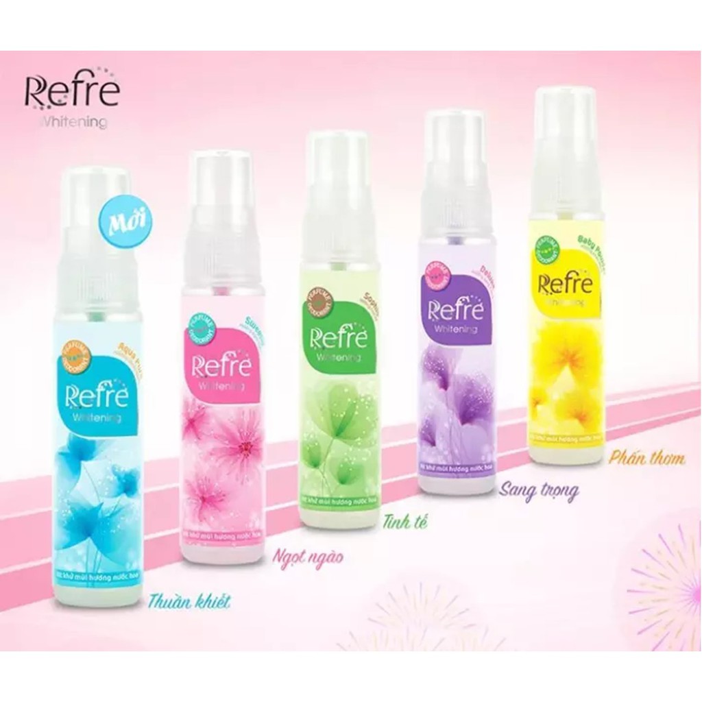Xịt khử mùi Refre Whitening Deluxe 30ml