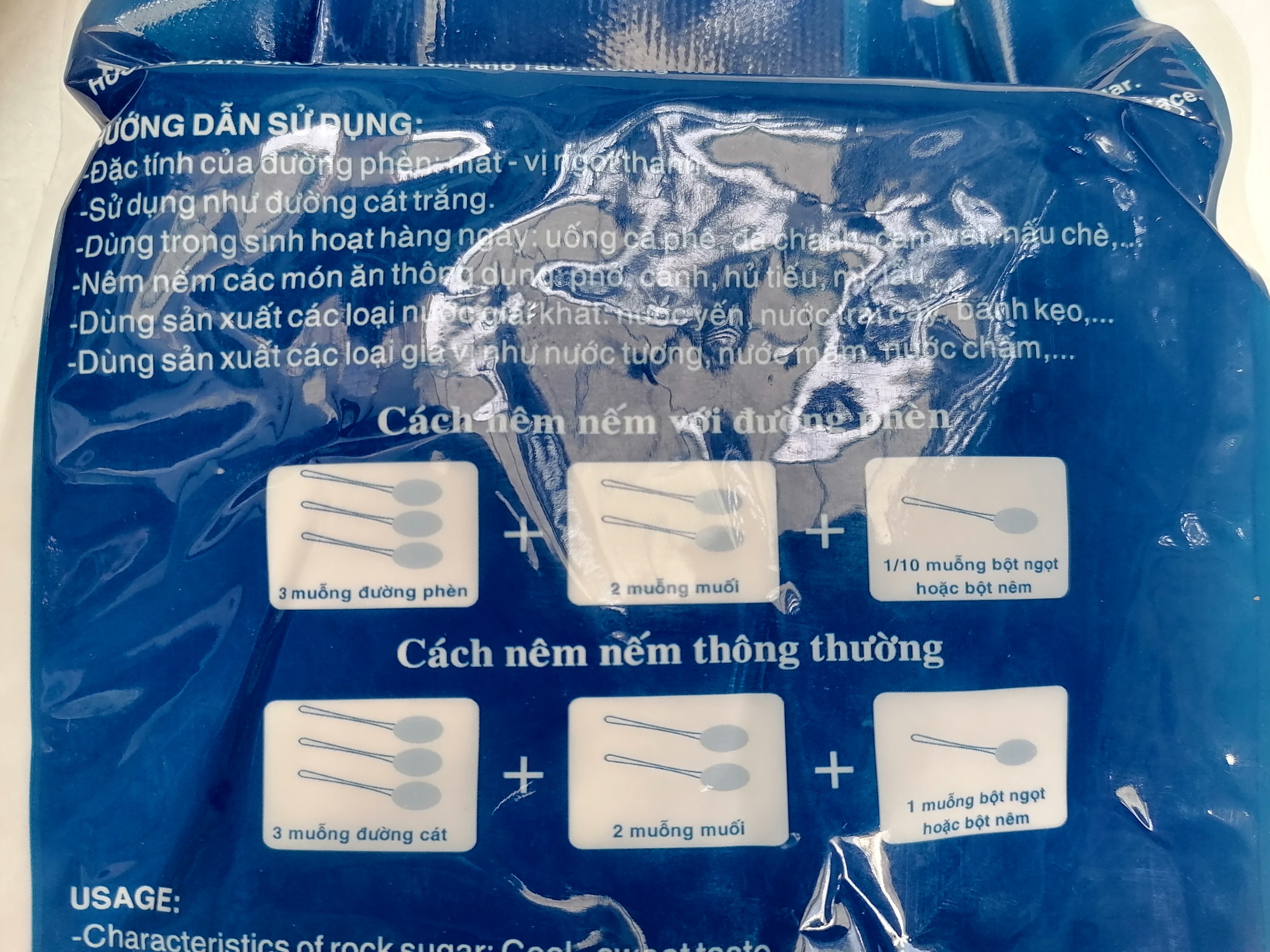[Túi 1 Kg] ĐƯỜNG PHÈN BỘT [VN] ANH ĐĂNG Rock Sugar Powder
