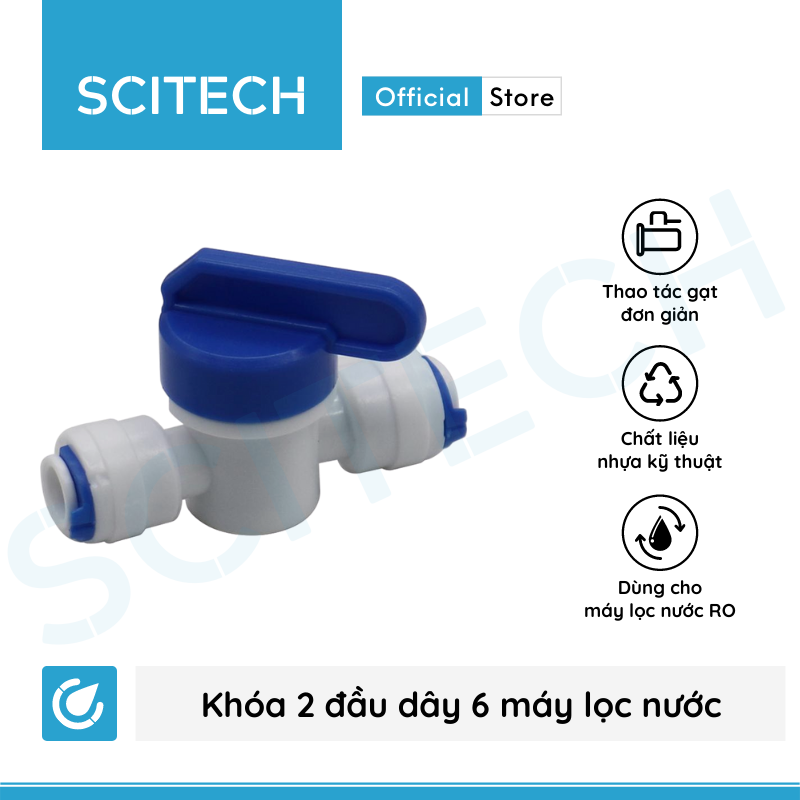 [HCM]Khóa 2 đầu dây 6 máy lọc nước - Scitech Water