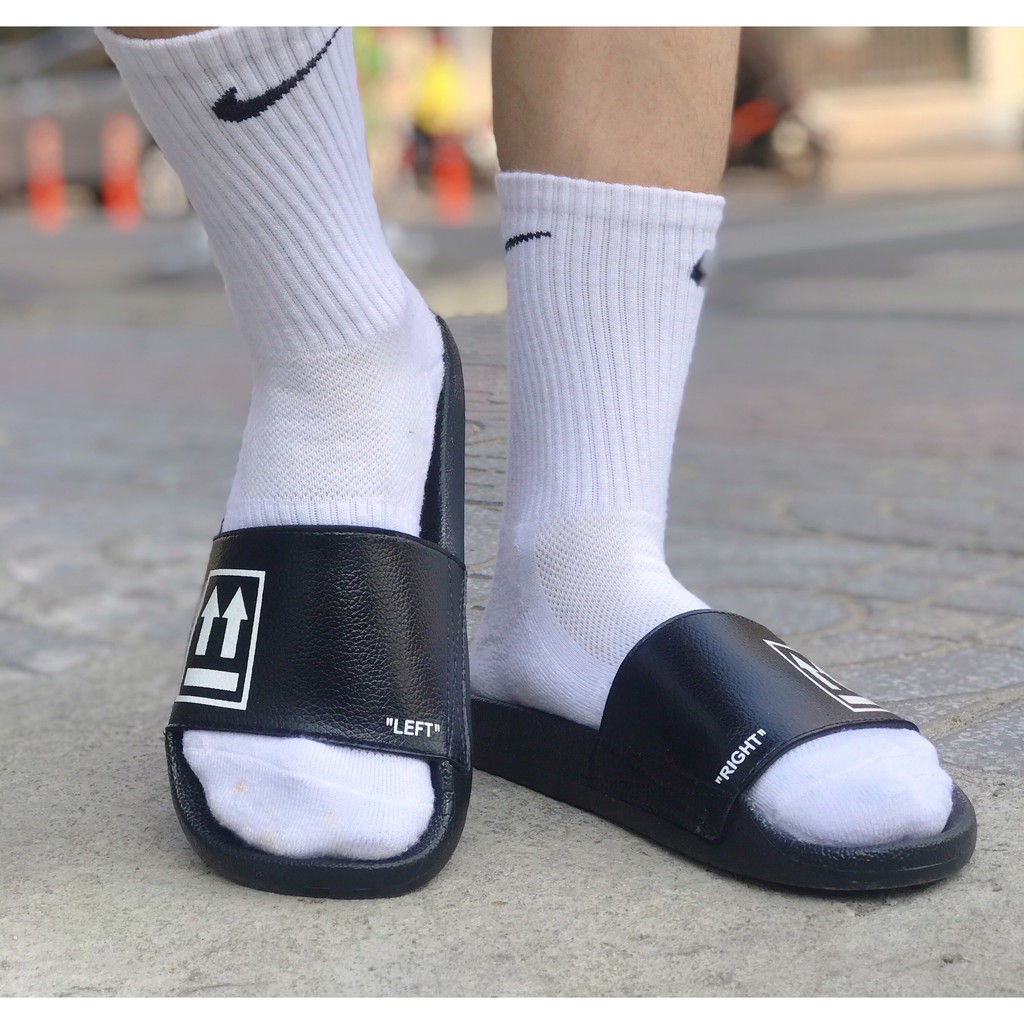 Dép Unisex Letas LAD09 ĐEN ĐEN