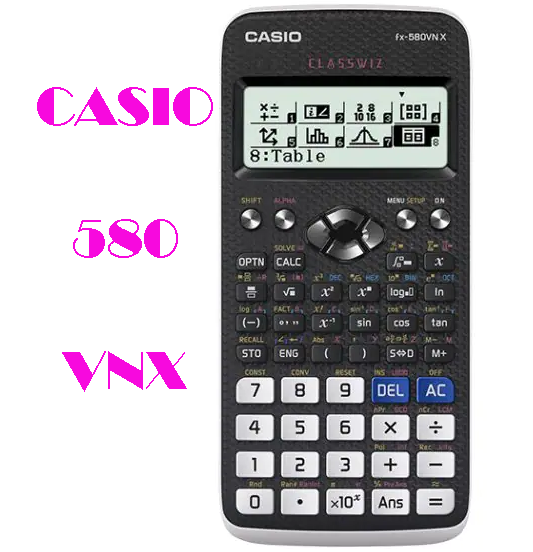 Máy Tính fx580VN X Casio Dành Cho Học Sinh Sinh Viên Máy Tính CASI0 FX580VNX Sở Hữu Màn Hình LCD Độ Phân Giải Cao Đa Chức Năng Dành Cho Học Sinh Sinh Viên Tích Hợp Tới 521 Tính Năng.