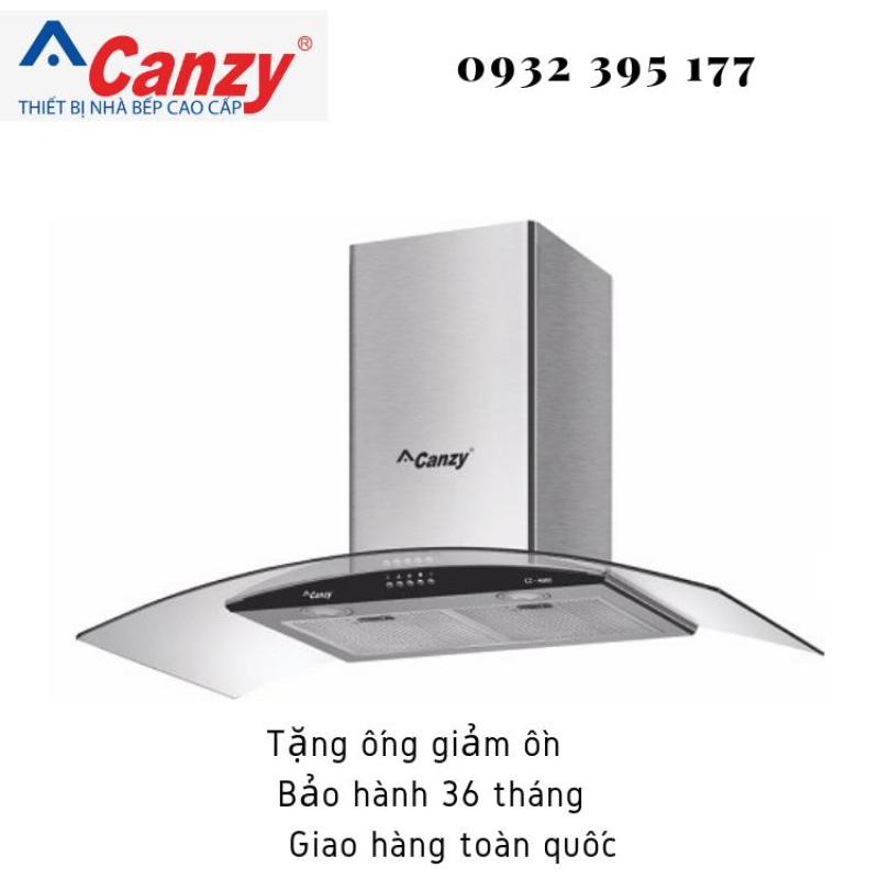 Giá bán Máy hút mùi kính cong Canzy CZ 4680 tặng kèm ống thoát khí