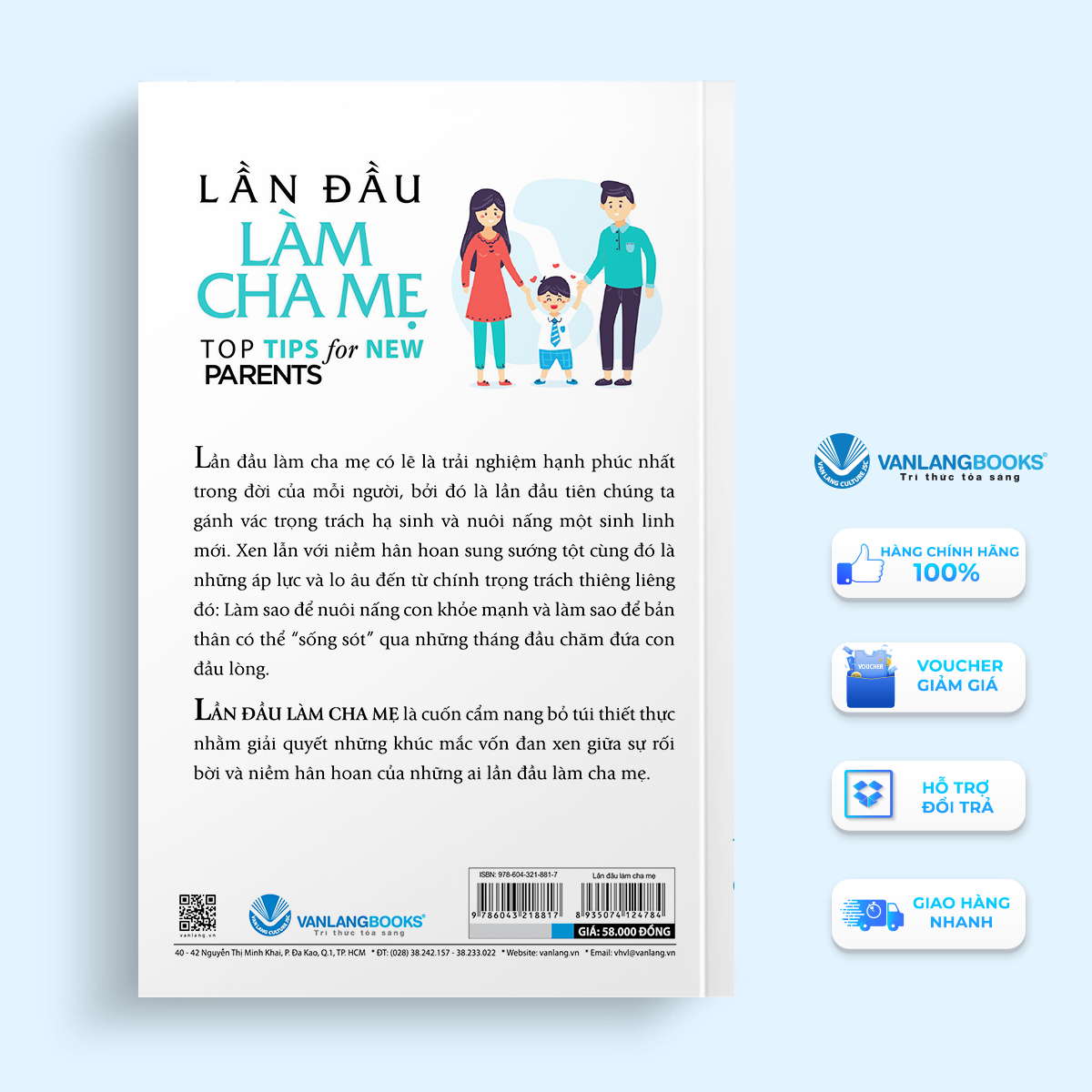 Sách - Lần Đầu Làm Cha Mẹ-Vanlangbooks