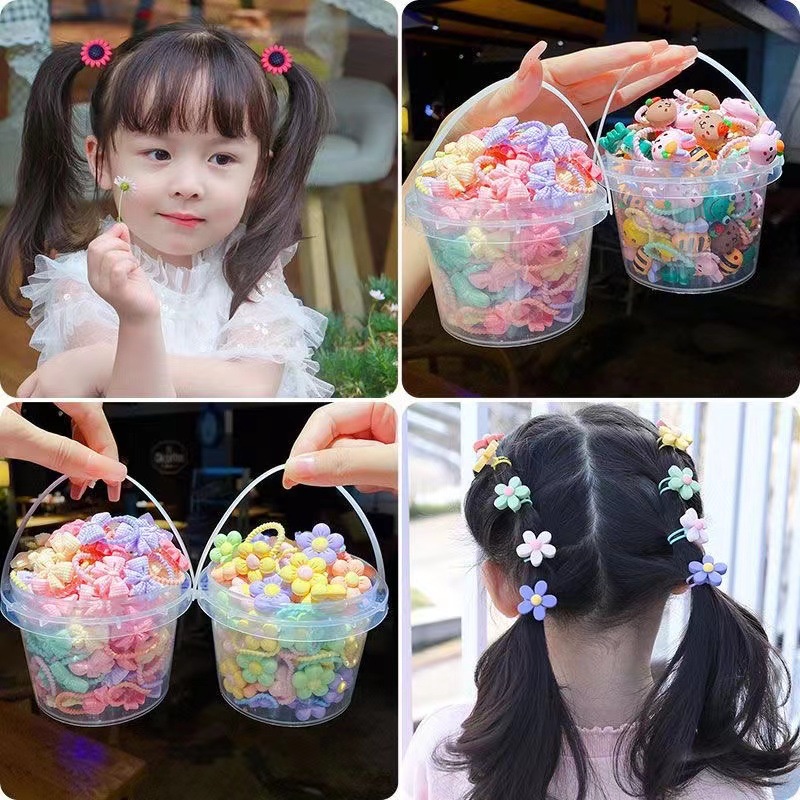 XÔ 50 CHUN BUỘC TÓC SIÊU XINH CHO BÉ