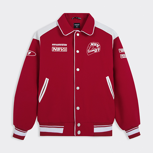 Áo Khoác Varsity Boxy NEWSEVEN Jacket SAIGON/HANOI Team AKVS.113