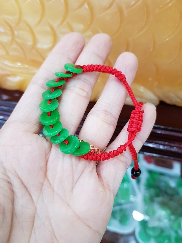 Vòng tay đồng tiền đá cẩm thạch