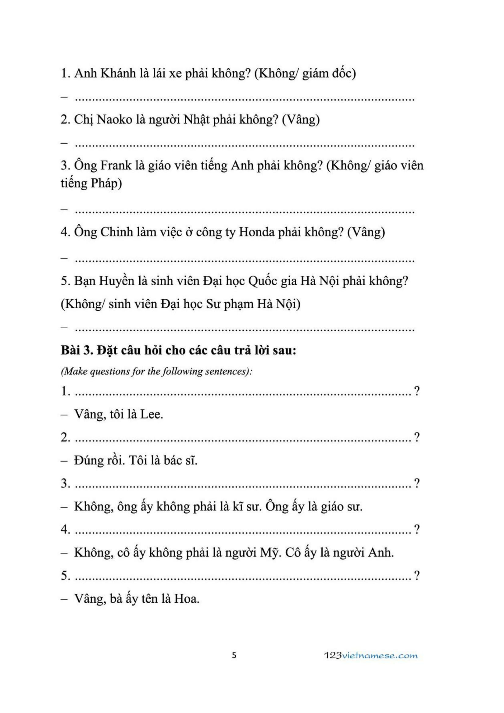 Sách bài tập tiếng Việt 123