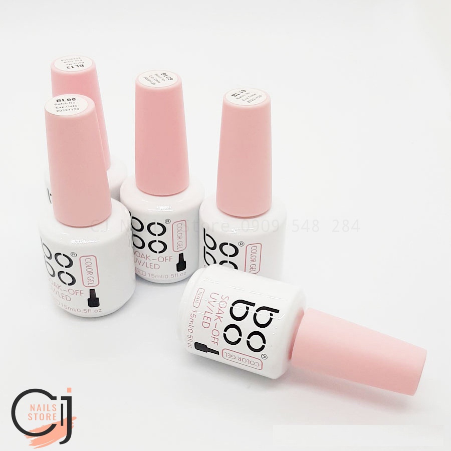 {CJ Nails Store} Set Sơn gel thạch 12 màu, Gel thạch bobo