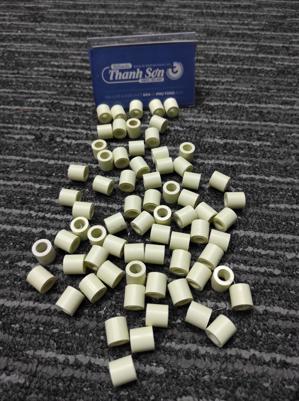 Phíp cơ bida - phíp trắng 11.5mm, 12mm, 13mm