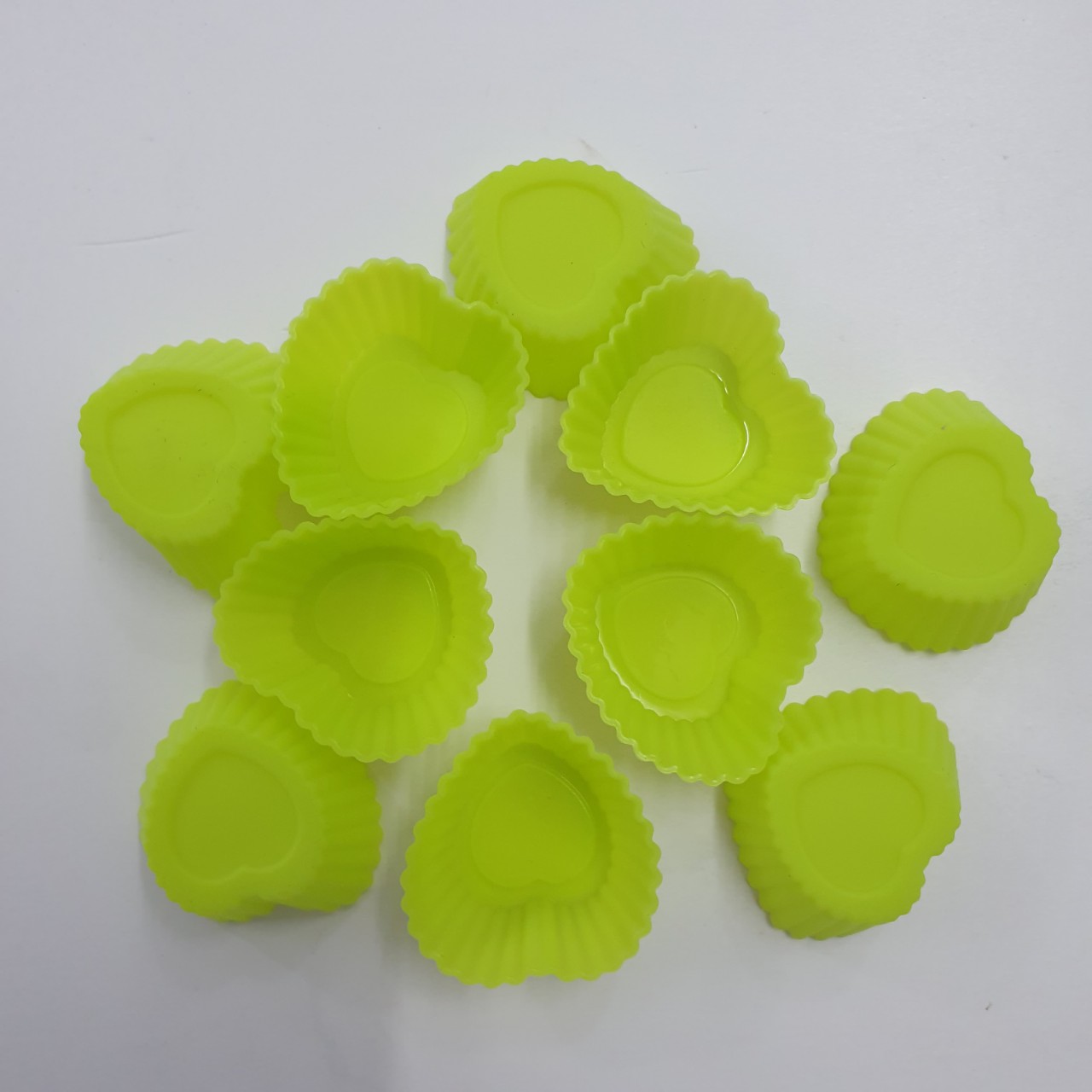 Bộ 10 khuôn silicon 3,5cm hình trái tim