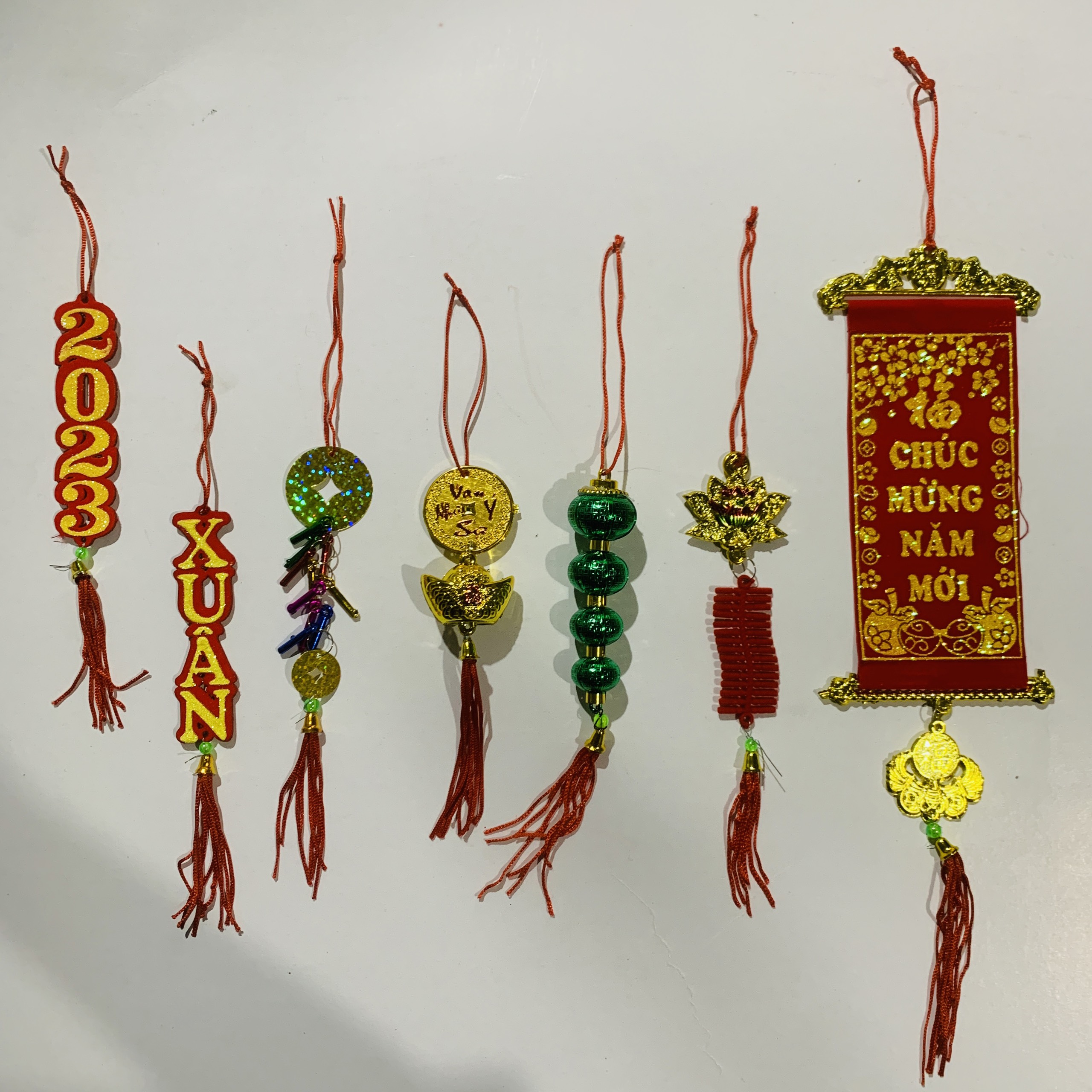 SET TREO CÂY MAI ĐÀO TRANG TRÍ TẾT 2025