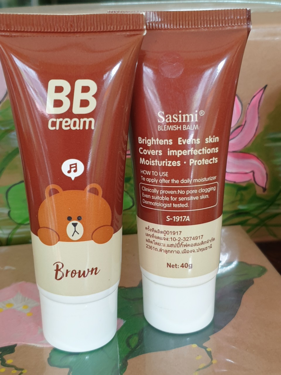 Kem nền thái lan Gấu Thỏ sasimi 40gram