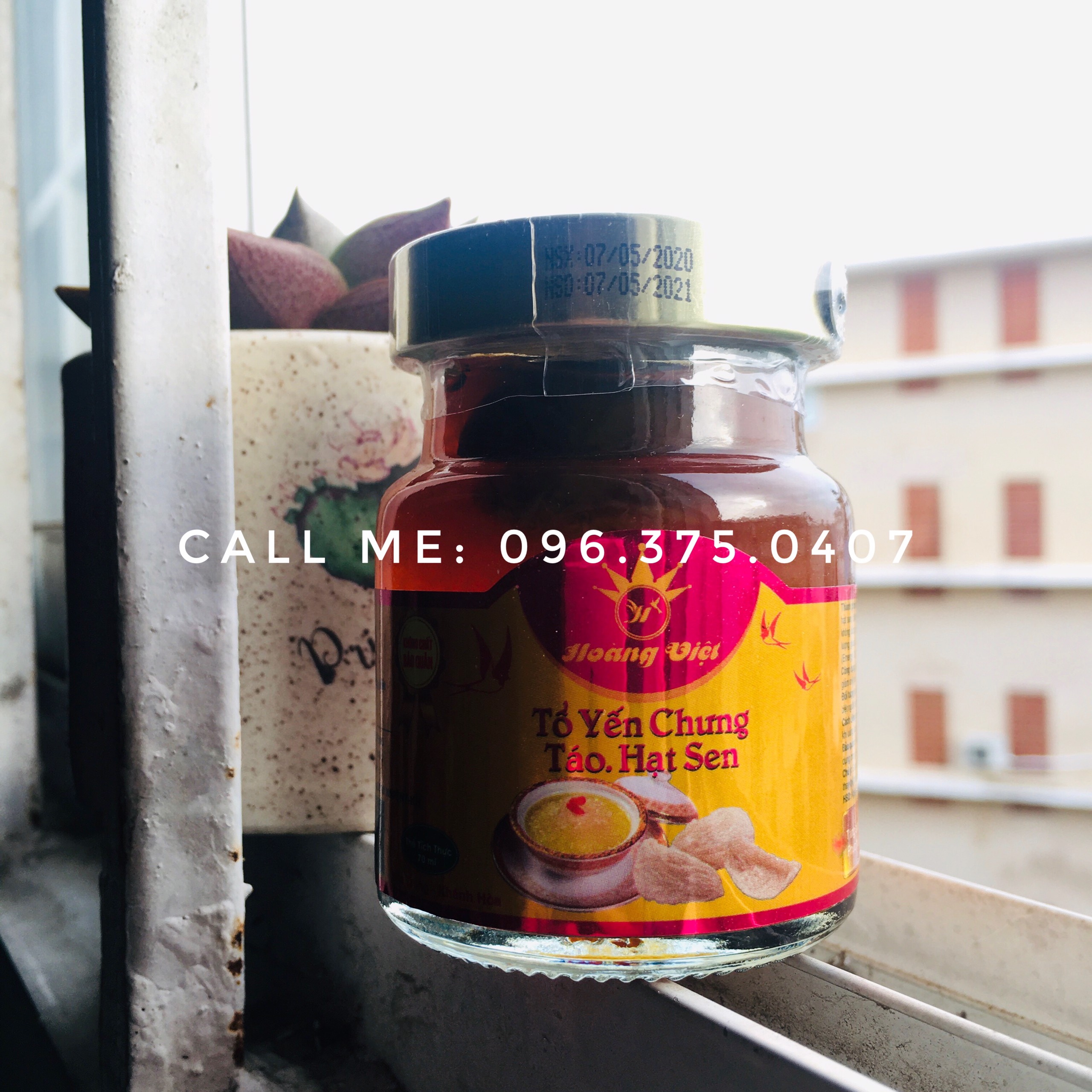 Yến chưng táo đỏ, hạt sen Nha Trang, Khánh Hòa - Hoàng Việt, yến sào bồi bổ sức khỏe cho người mới ốm dậy, tăng sức đề kháng,giải nhiệt cho cơ thể 70ml