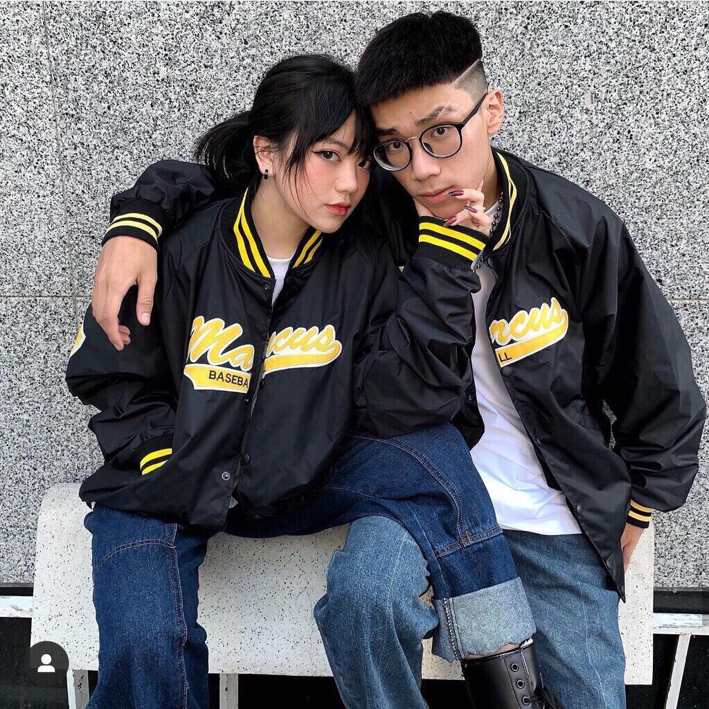 Áo khoác dù nam nữ bóng chày marcus cho các fan yêu thể thao tp06