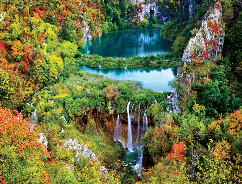 HỒ PLITVICE - Tranh xếp hình 475-028