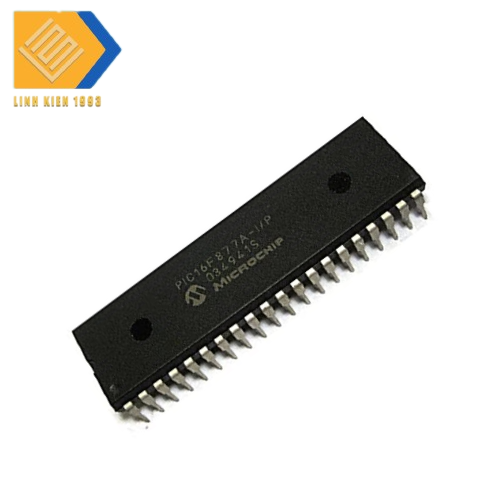 PIC16F877A-I/PT, DIP40 8-Bit PIC16F Microcontroller, 20MHz
