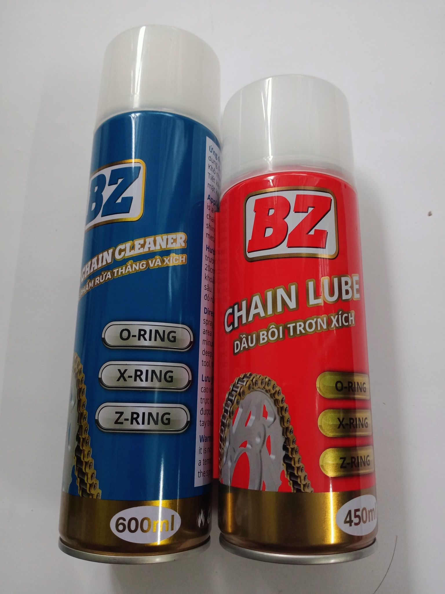 combo rửa xích +dưỡng xích dành cho xe máy