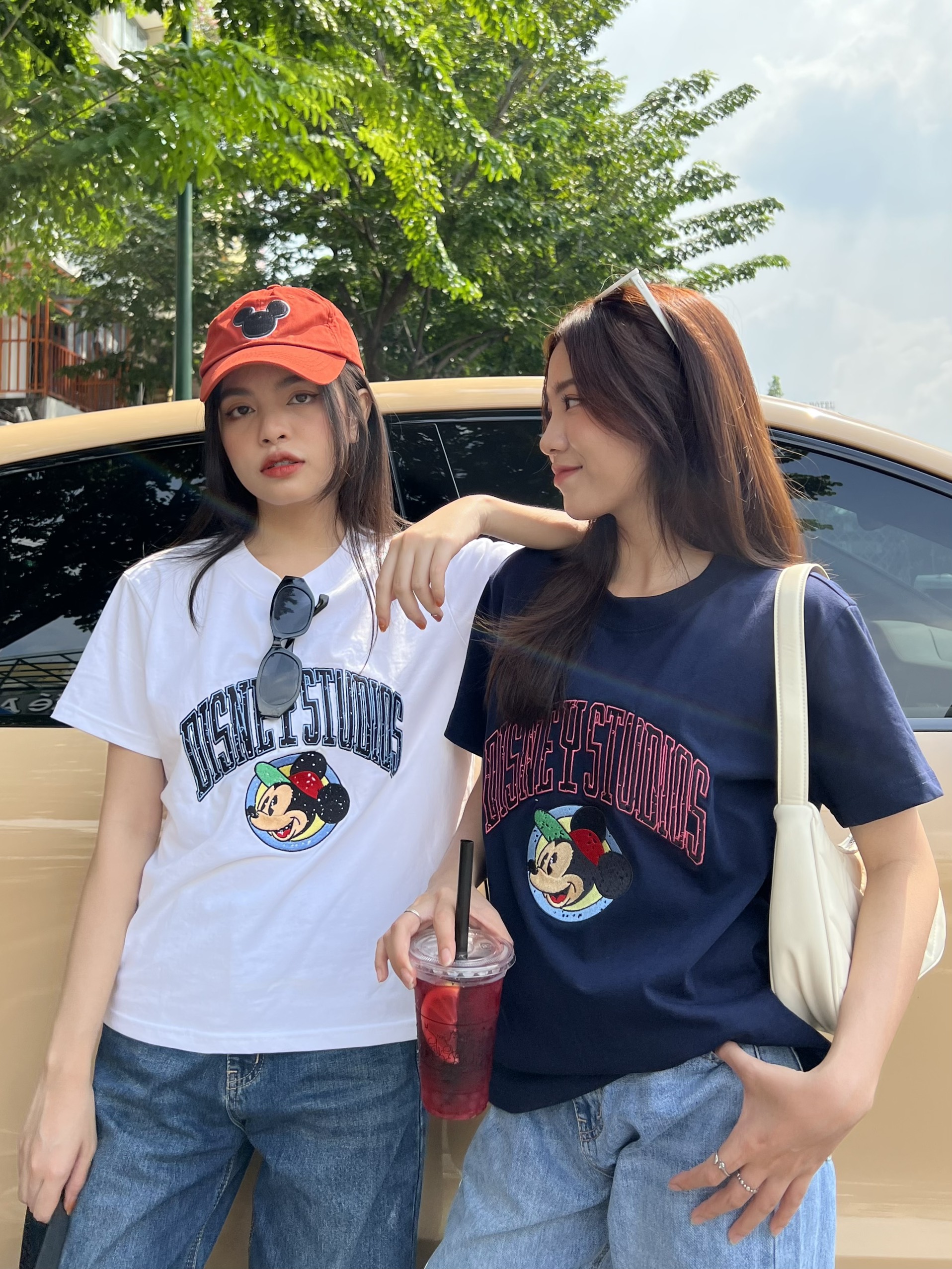 Áo thun thêu hoạ tiết hoạt hình DISNEY STUDIOS